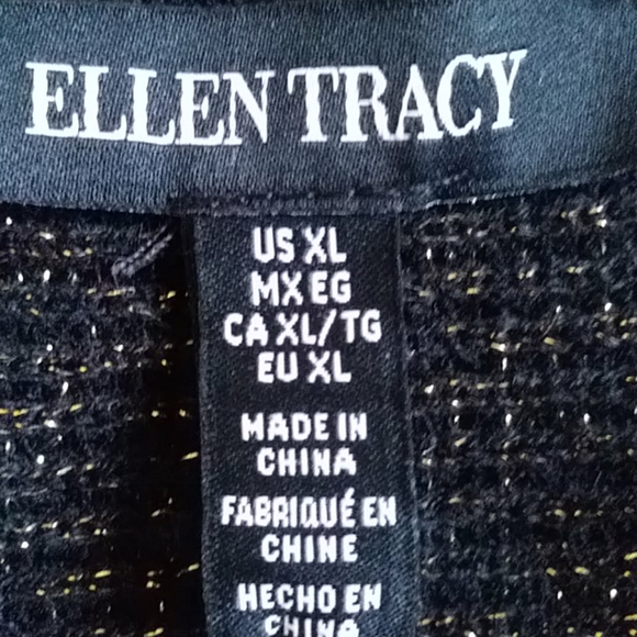 Black & Gold top. Perfect for formal/ casual. - Picture 2 of 3